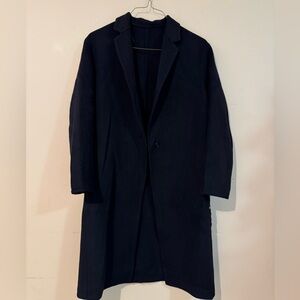 Navy blue women’s long coat